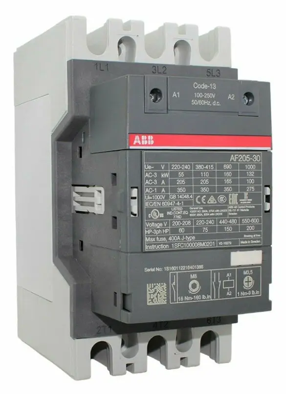 Контактор ABB AF205-30-11-13